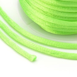 Yellow Satin Rattail Cord - 10m/2mm
