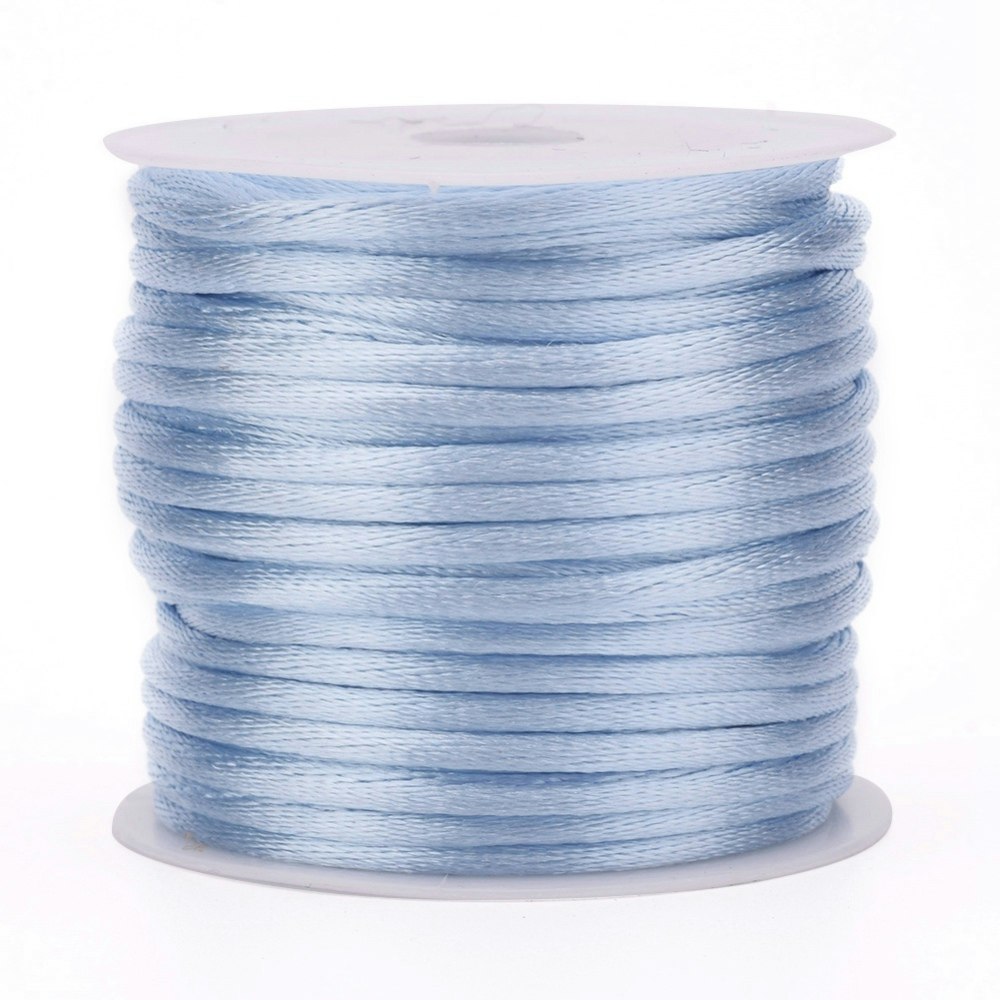Aqua Satin Rattail Cord - 10m/2mm