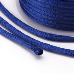 Blue Satin Rattail Cord - 10m/2mm