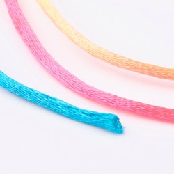 Colorful Satin Rattail Cord - 10m/2mm