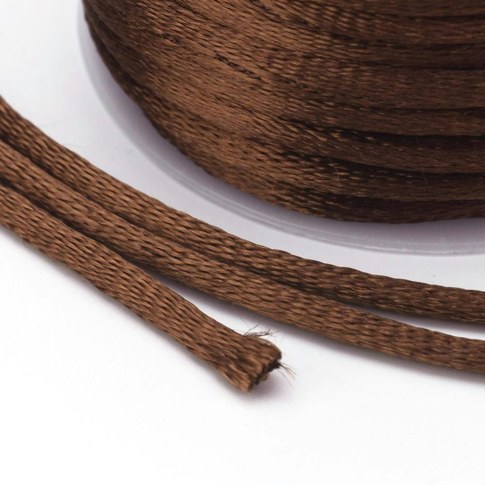 Camel Satin Rattail Cord - 10m/2mm