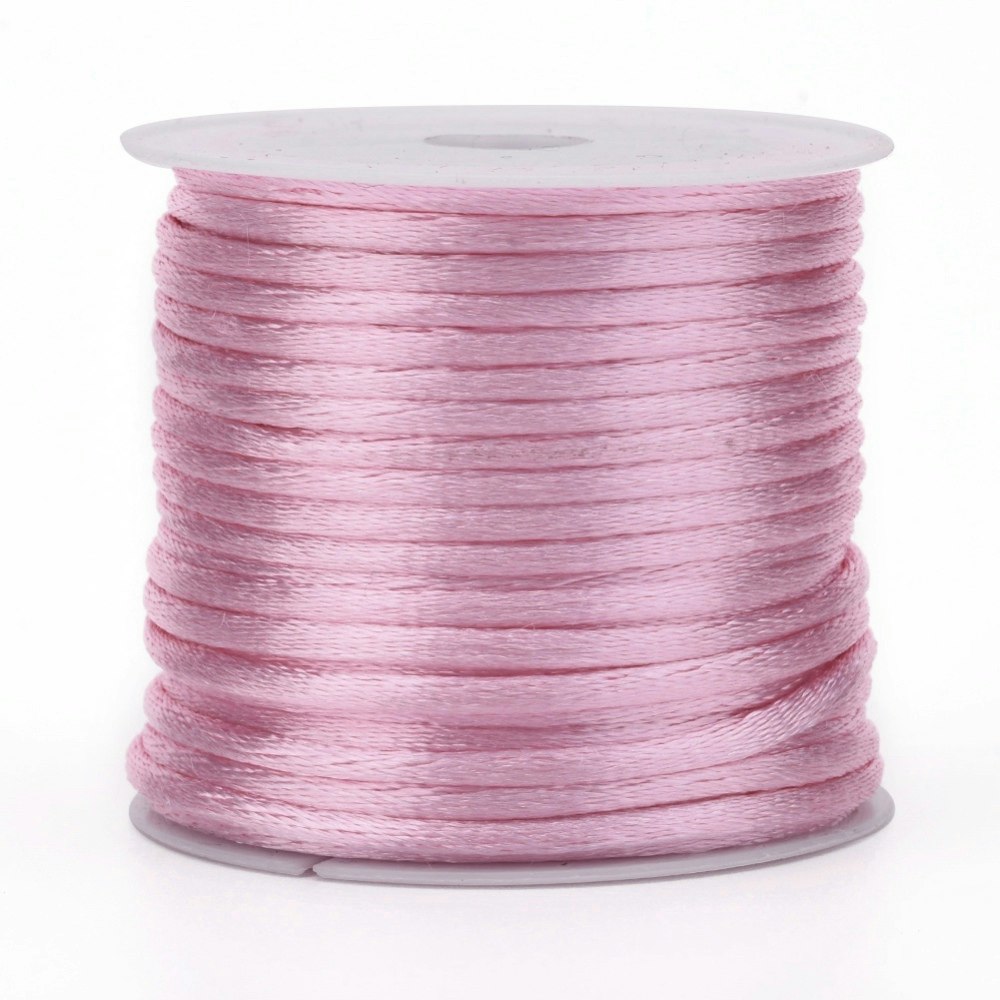 Pink Satin Rattail Cord - 10m/2mm