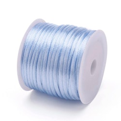 Aqua Satin Rattail Cord - 30m/1mm