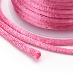 Pearl Pink Satin Rattail Cord - 30m/1mm