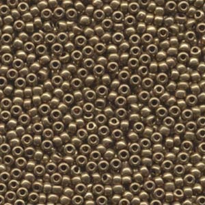 MIYUKI, Japanese Seed Beads, Round, 8/0, Metallic Light Bronze