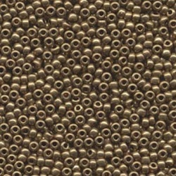 MIYUKI, Japanese Seed Beads, Round, 8/0, Metallic Light Bronze