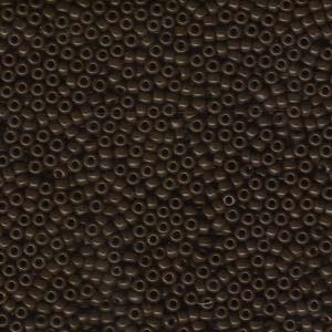 MIYUKI, Japanese Seed Beads, Round, 11/0, Opaque Chocolate