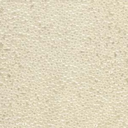 MIYUKI, Japanese Seed Beads, Round, 15/0, Ivory Pearl Ceylon