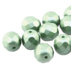 Tjeckiska Firepolish, 3mm, Pastel Olivine