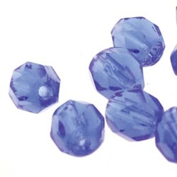 Tjeckiska Firepolish, 4mm, Sapphire
