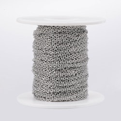 Kedja, Rostfritt stål, 2.5x2x0.5mm
