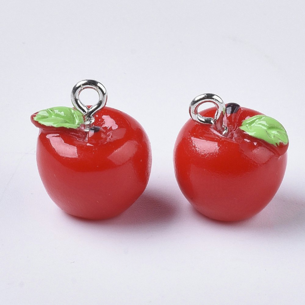 Hänge, Äpple, Röd, 5 st