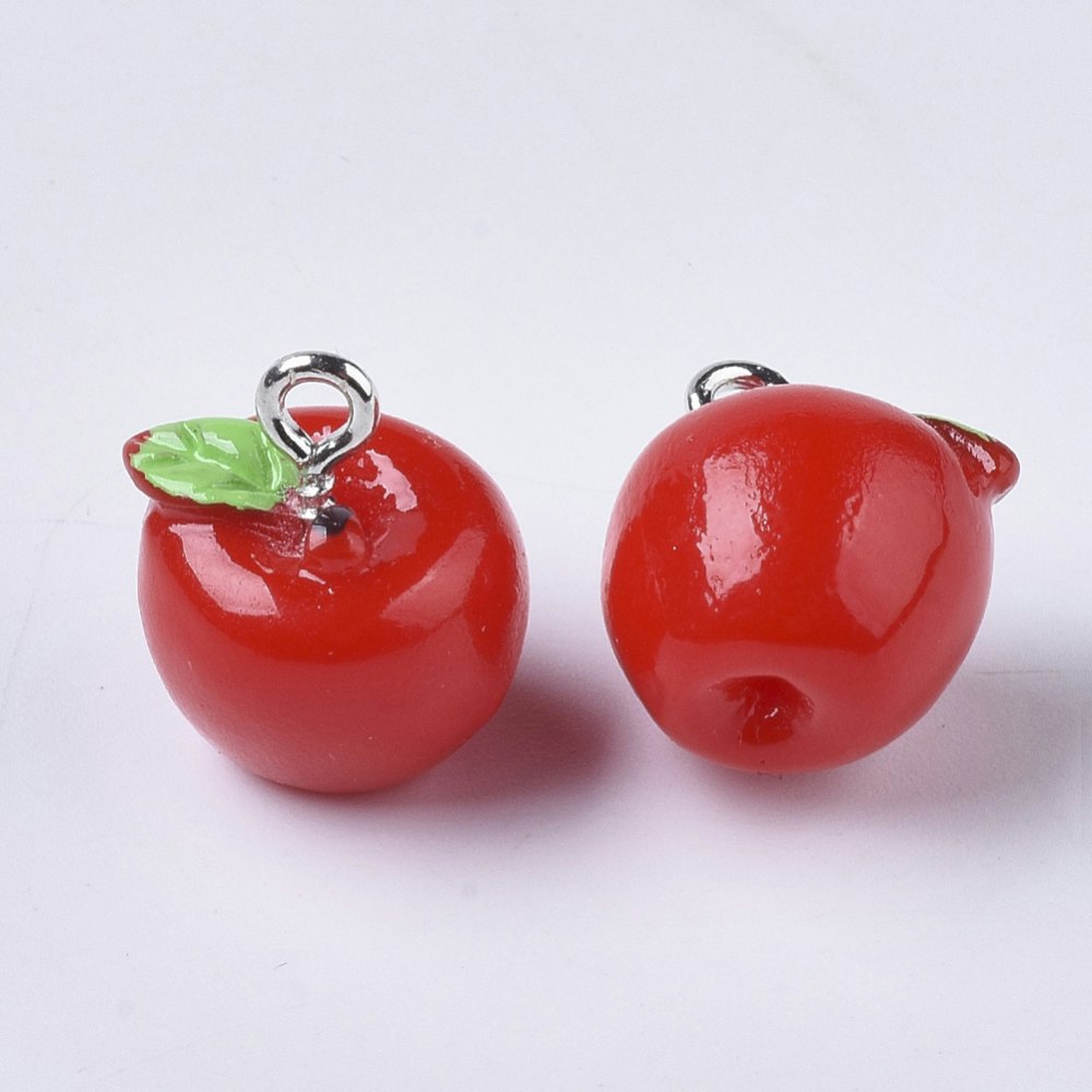 Hänge, Äpple, Röd, 5 st