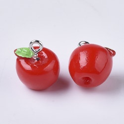 Hänge, Äpple, Röd, 5 st