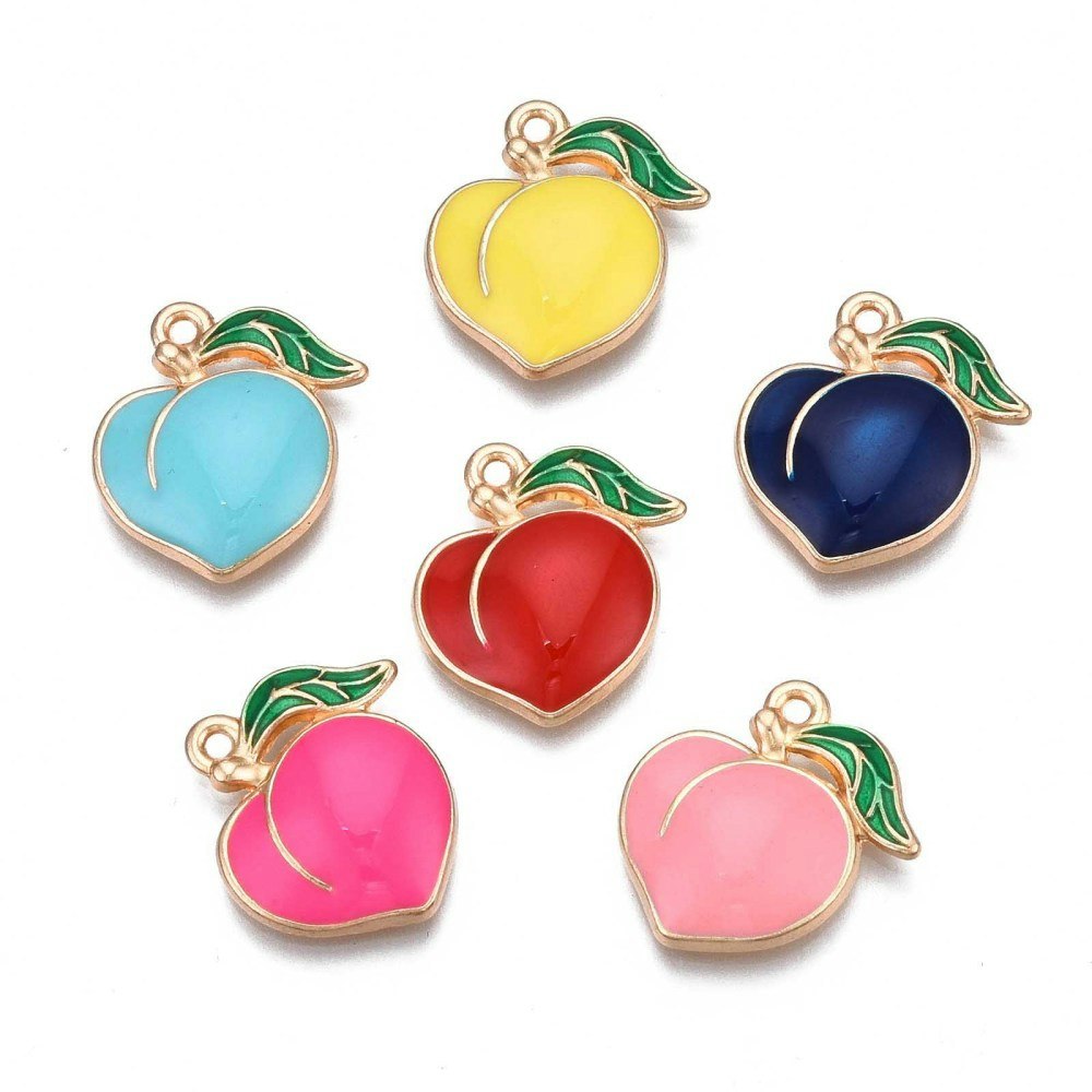 Peach/Persika, Blandade färger, 5st
