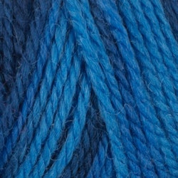 Garn Sportsragg, 50g, Flerfärgad Blå, 583