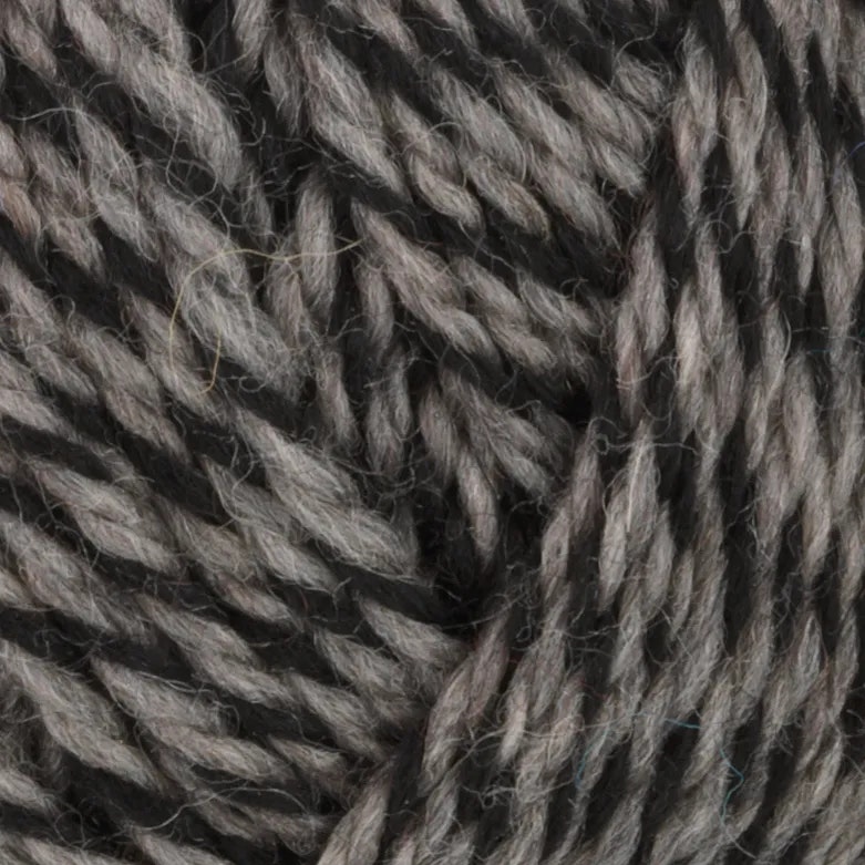 Garn Sportsragg, 50g, Grå/Svart, 540