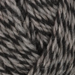 Garn Sportsragg, 50g, Grå/Svart, 540