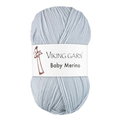 Garn Baby Merino, 50g, Ljusblå, 220