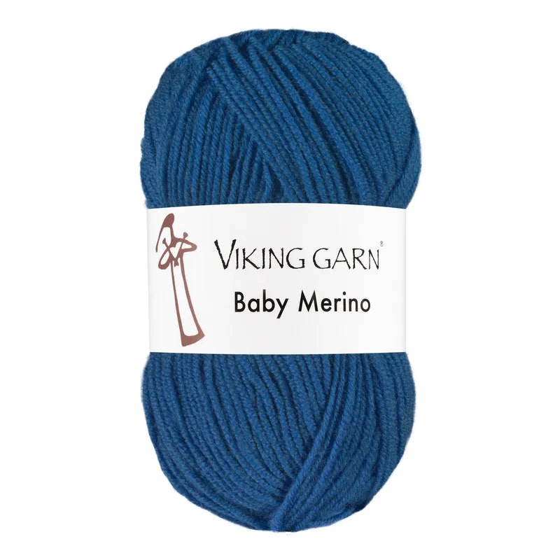 Garn Baby Merino, 50g, Kungsblå, 224