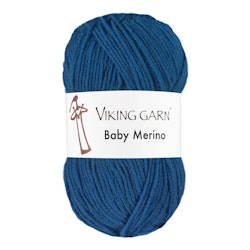 Garn Baby Merino, 50g, Kungsblå, 224