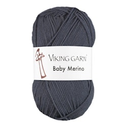 Garn Baby Merino, 50g, Jeansblå, 227