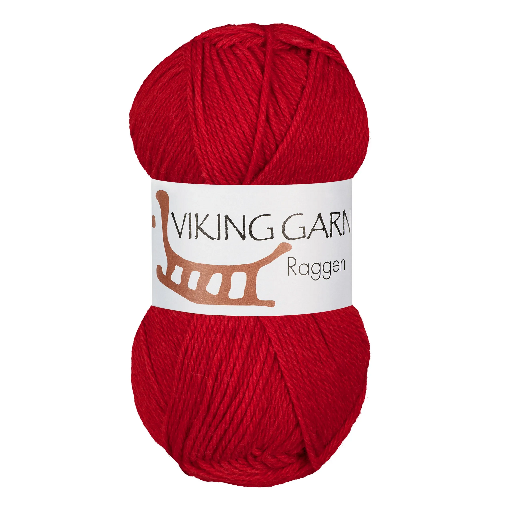 Garn Raggen, 150g, Röd, 750