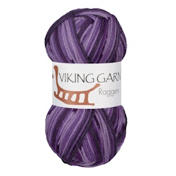 Garn Raggen, 150g, Flerfärgad Lila, 769