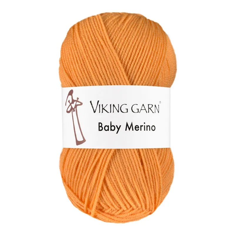 Garn Baby Merino, 50g, Gul, 245