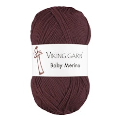 Garn Baby Merino, 50g, Mörk Burgunder, 272