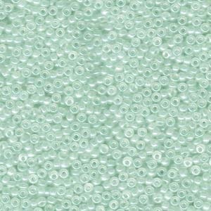 MIYUKI, Japanese Seed Beads, Round, 11/0, Seafoam Green Luster