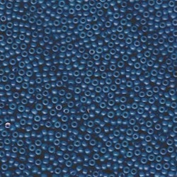 MIYUKI, Japanese Seed Beads, Round, 11/0, Special Dyed Dark Teal Blue