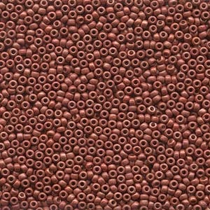 MIYUKI, Japanese Seed Beads, Round, 11/0, Duracoat Galvanized Matte Berry