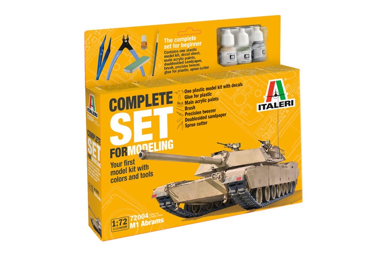 M1 Abrams, Complete Set For Modeling, 1/72