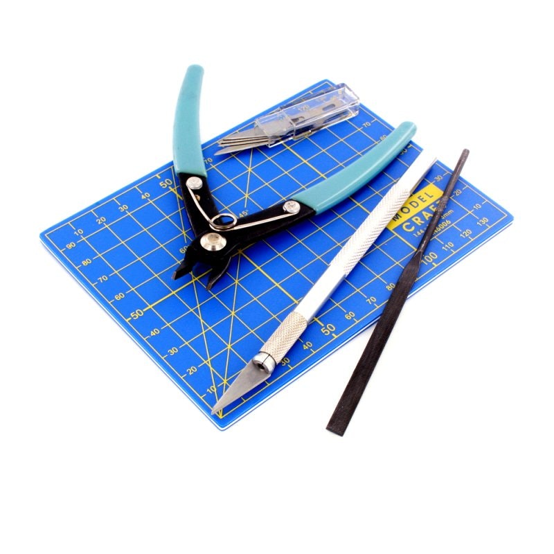 Plastic Modelling Tool Set - 9 pcs.