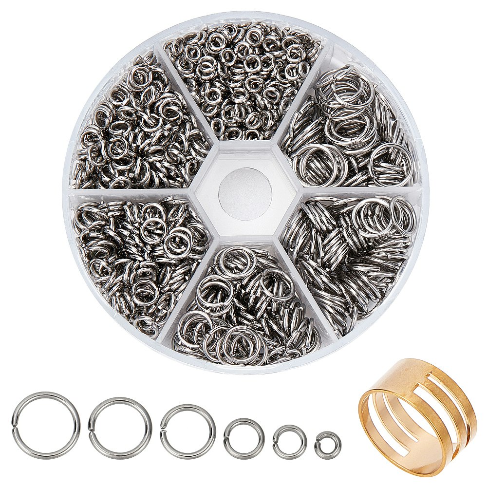 Bindringar, Rostfritt stål,  4~10mm, 1000st
