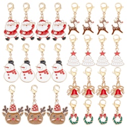 Julberlock/hänge kit, 28st