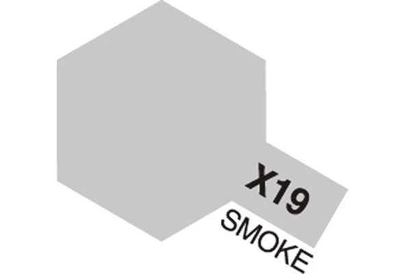 TAMIYA Acrylic Mini X-19 Smoke (Gloss)