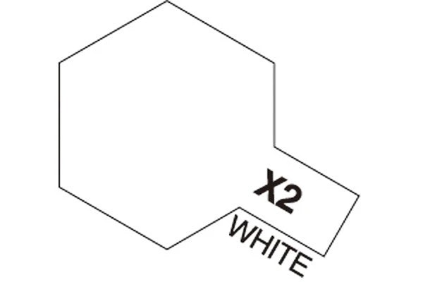 TAMIYA Acrylic Mini X-2 White (Gloss)