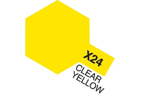 TAMIYA Acrylic Mini X-24 Clear Yellow (Gloss)