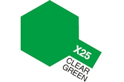TAMIYA Acrylic Mini X-25 Clear Green (Gloss)