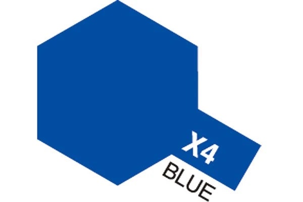 TAMIYA Acrylic Mini X-4 Blue (Gloss)