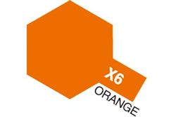 TAMIYA Acrylic Mini X-6 Orange (Gloss)