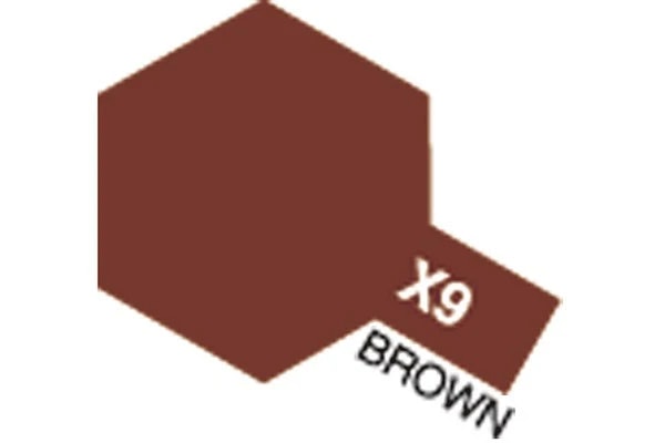 TAMIYA Acrylic Mini X-9 Brown (Gloss)