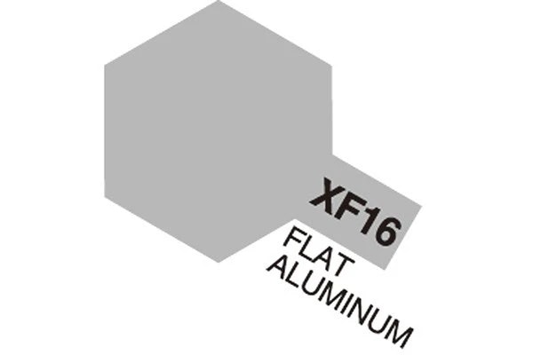 TAMIYA Acrylic Mini XF-16 Flat Aluminum (Flat)