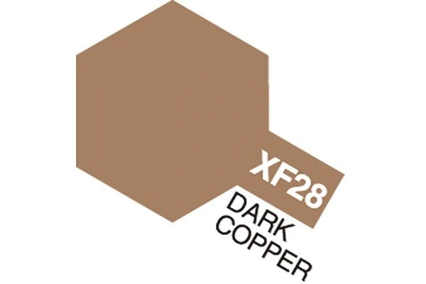 TAMIYA Acrylic Mini XF-28 Dark Copper (Flat)