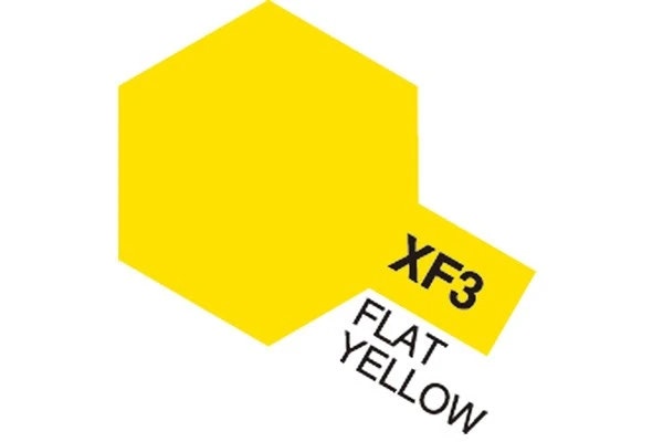 TAMIYA Acrylic Mini XF-3 Flat Yellow (Flat)