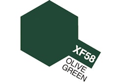 TAMIYA Acrylic Mini XF-58 Olive Green (Flat)