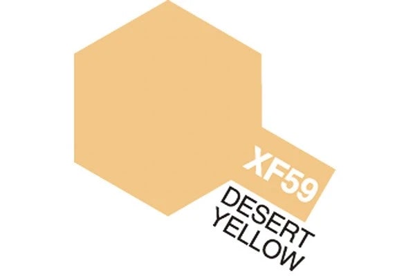 TAMIYA Acrylic Mini XF-59 Desert Yellow (Flat)
