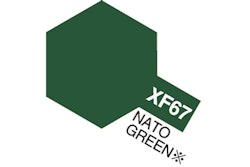 TAMIYA Acrylic Mini XF-67 NATO Green (Flat)